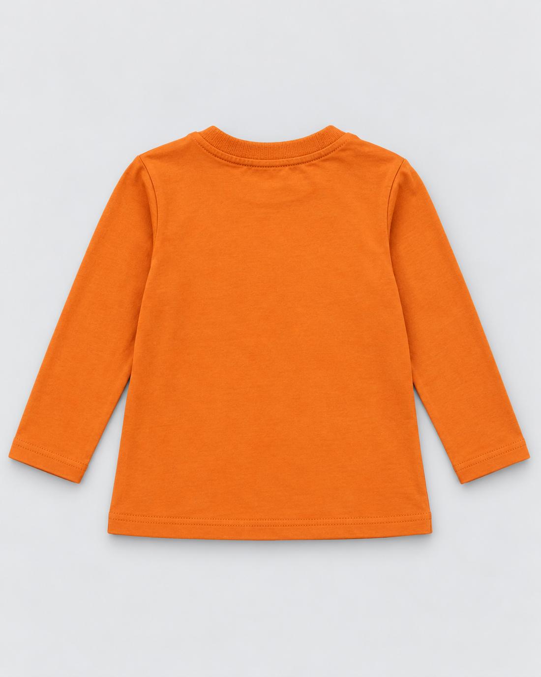 Boys’ Orange Camo Deer Graphic  Full-Sleeve T-Shirt