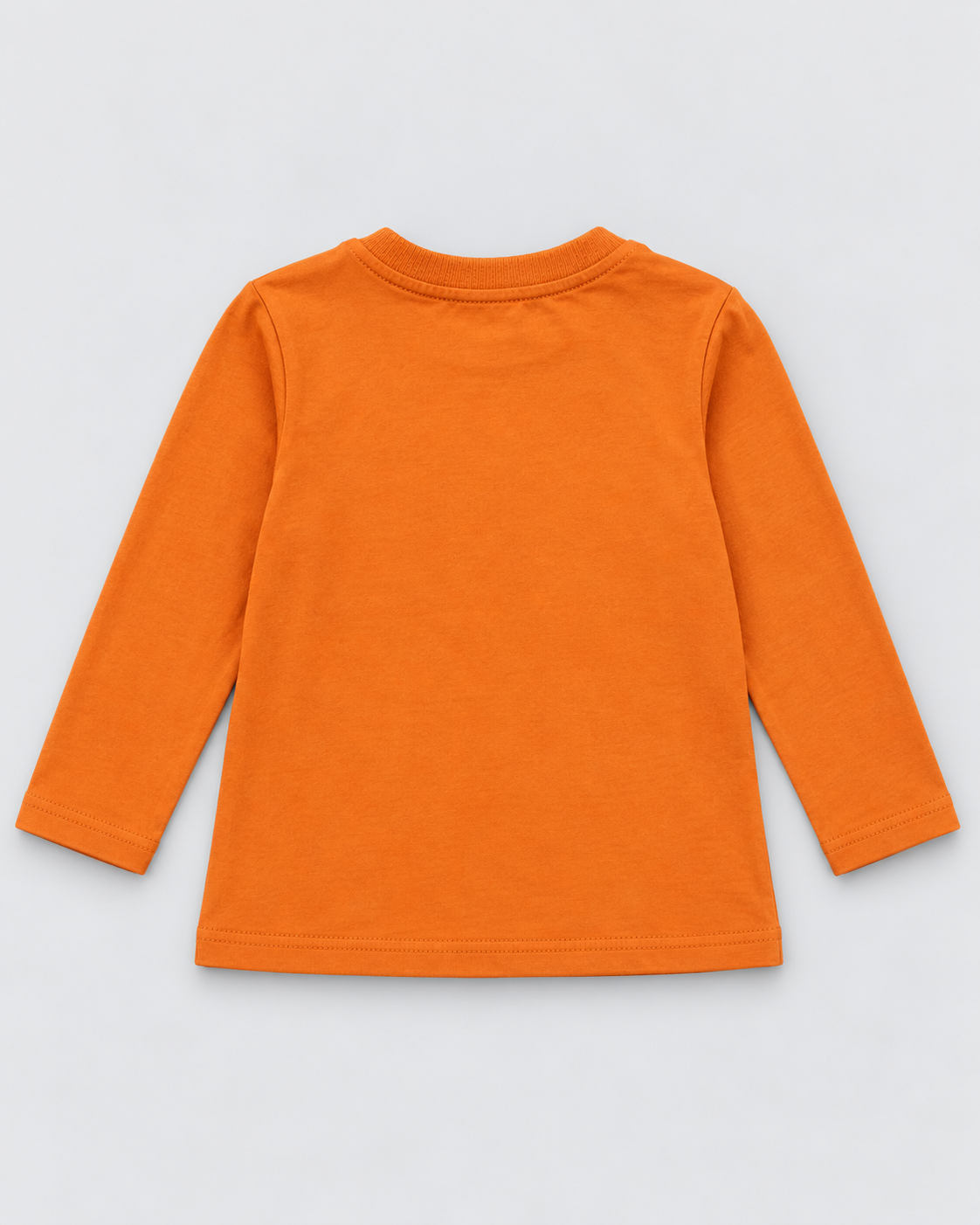 Boys’ Orange Camo Deer Graphic  Full-Sleeve T-Shirt