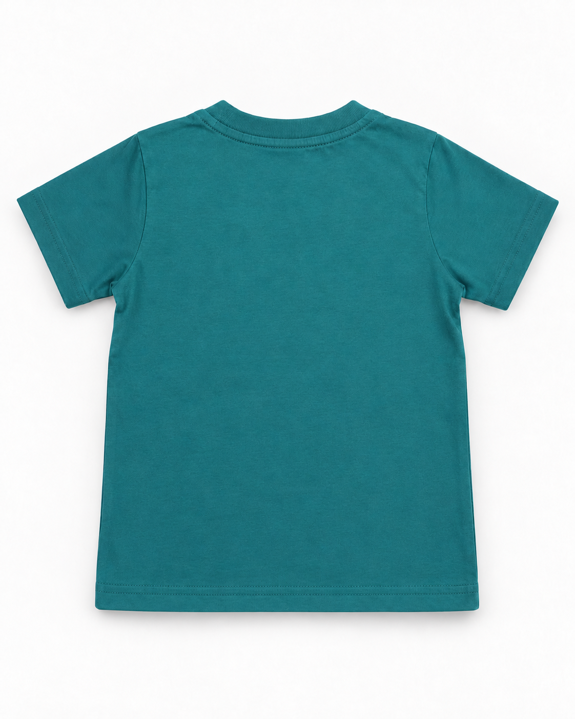 Boys’ Teal Green “Roar!” Dinosaur Teeth Graphic Half-Sleeve T-Shirt