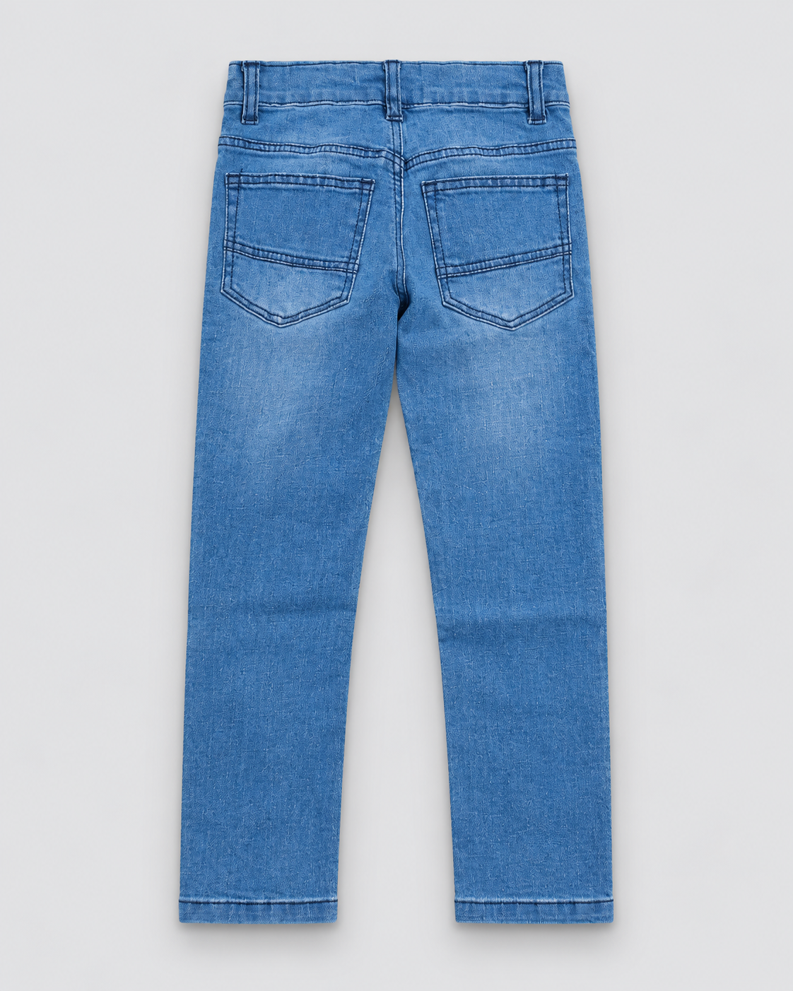 Boys’ Light Blue Classic Straight-Leg Denim Jeans