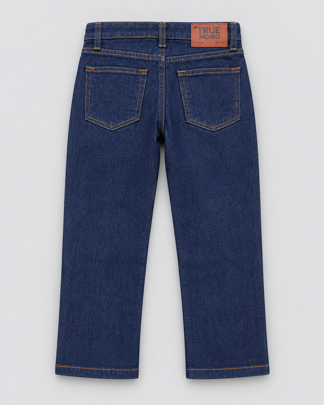 Boys’ Dark Indigo Classic Straight-Leg Denim Jeans